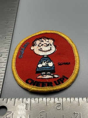Vintage Linus ''Cheer Up'' Patch. ''Peanuts''
