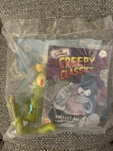 The Simpsons Halloween Creepy Classics Burger King Kids Meal Kang Alien Figure
