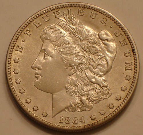 1884-S Morgan Silber Dollar härteres Datum HÖHERE QUALITÄT San Francisco Münze