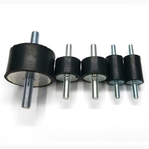 Rubber Mount Anti Vibration M3 M4 M5 Double Male Thread Silentblock Ø8/10/15mm - Picture 3 of 8