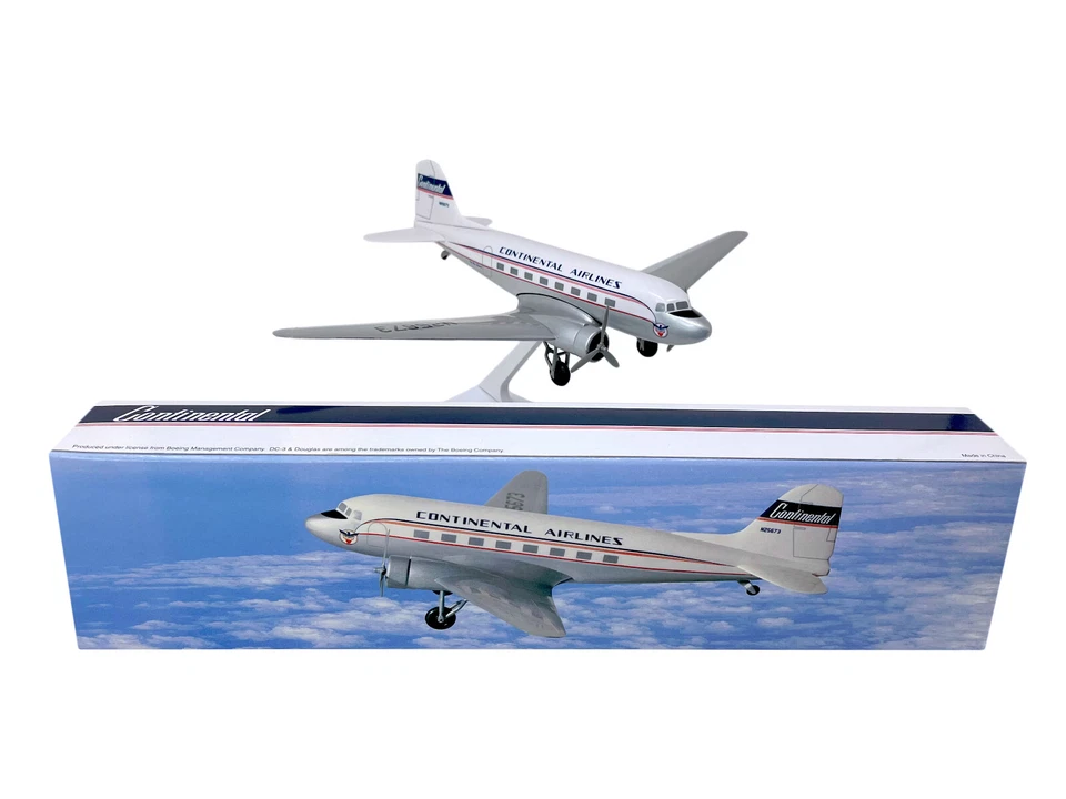 Modelo de avión Continental DC-3 Flight Miniatures escala 1:100  Foto 4 de 4