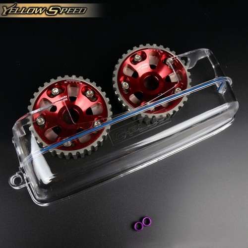 Cubierta de correa de distribución de polea de leva de engranaje apta para Toyota Supra 2JZGT JZA80 2JZ JZA70 - Imagen 2 de 3