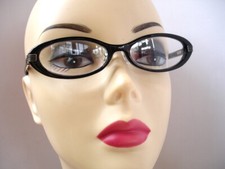 Women Foster Grant Lesley Cat Eye 1.50 Reading Glasses Black DISCONTINUED STYLE