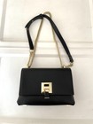 Borsa a tracolla donna nera con tracolla a catena borsetta tracolla piccola