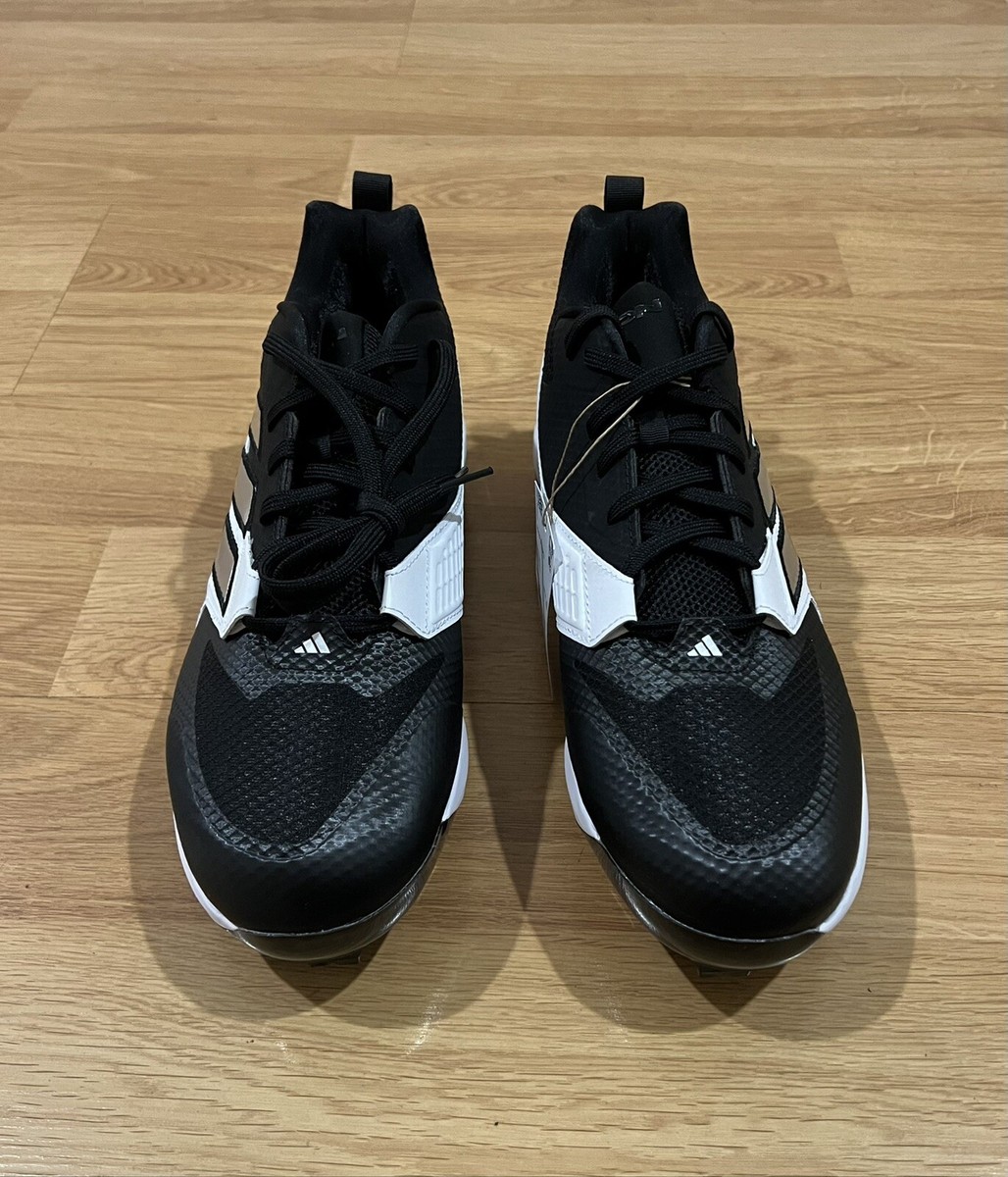 NEW Adidas Icon 8 TPU Baseball Cleats Black White IG7109  display picture 1
