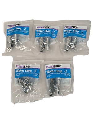 (5-PACK) Water Stop PLB204XP 1/2 in NOM Crimp Bard X 3/8 in OD COMP Straight