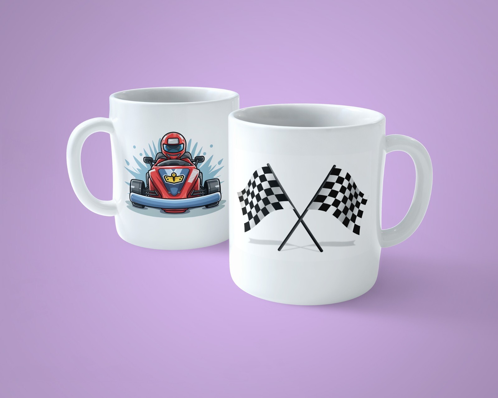 Go Kart Mug 04 / Go Karting Mug