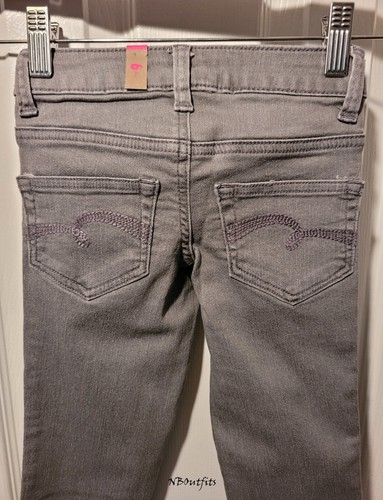Justice Grey Super Skinny Jeans size 6 Slim - Picture 5 of 5