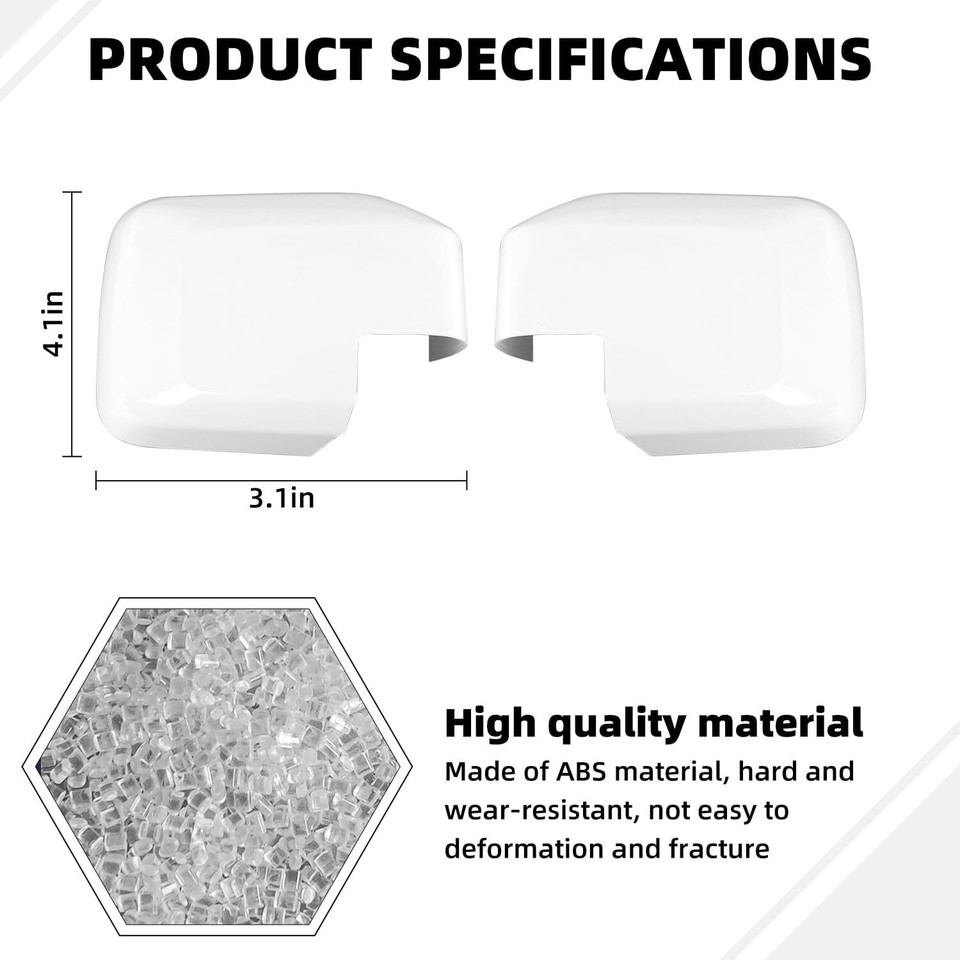 Car Side Rearview Mirror Shell Caps Cover Trim Accessories for 21-25 ...