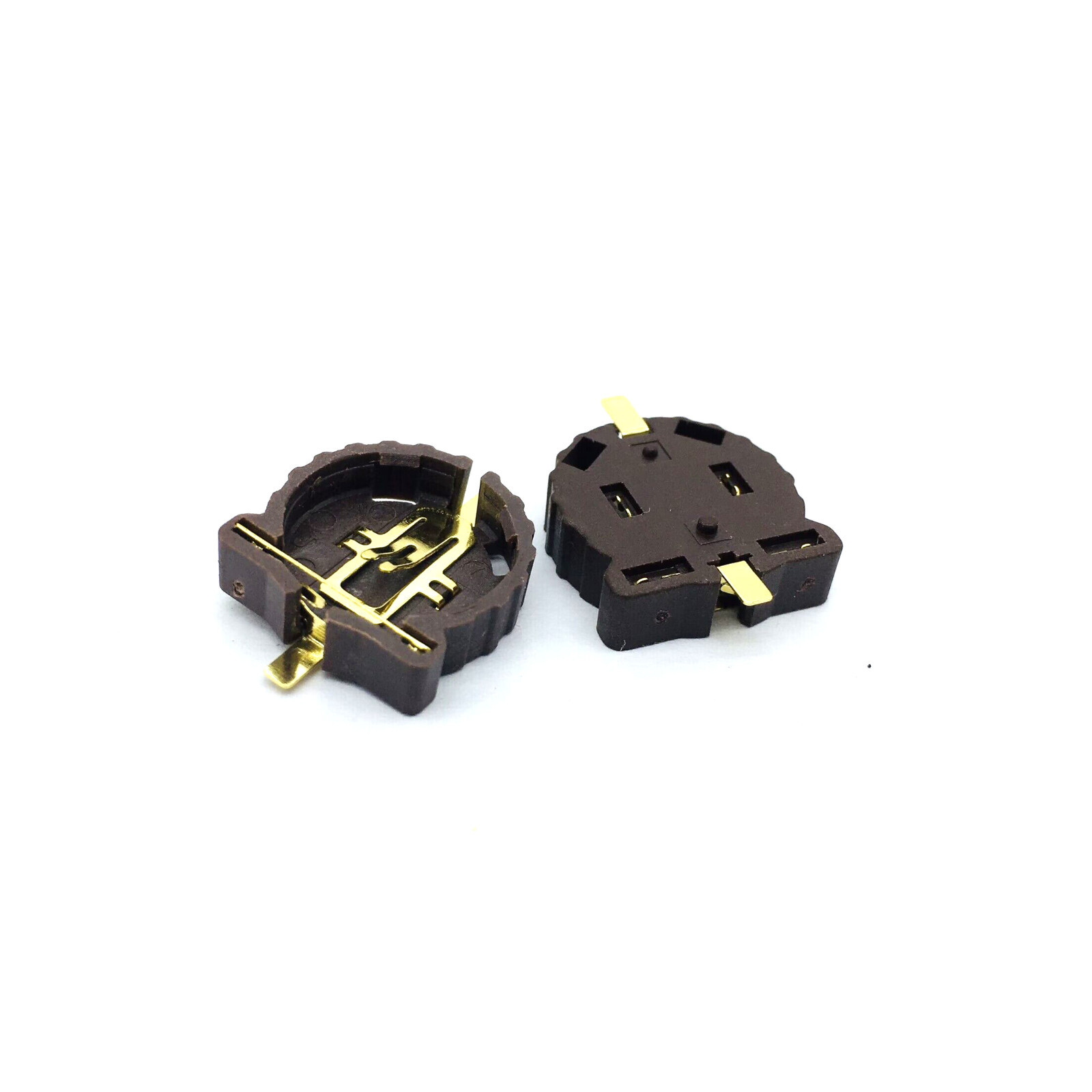 10 Pcs SMD SMT Button Cell Coin Battery Socket Case Holder Box 3V ...
