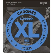 Daddario ECG25 - Chrome Regular Light Guitar String Set .012-.052, New!