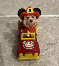 Topolino macchina camion dei pompieri  in Metallo TOMY DISNEY Vintage