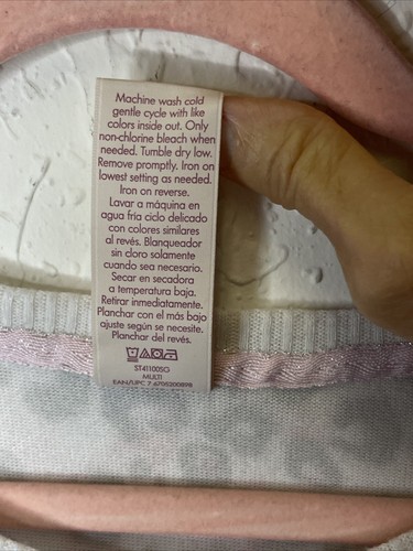 Secret Treasures Sleepwear Long Sleeve Pajama Top What Day Is It? Women XL 16-18 - Picture 4 of 8