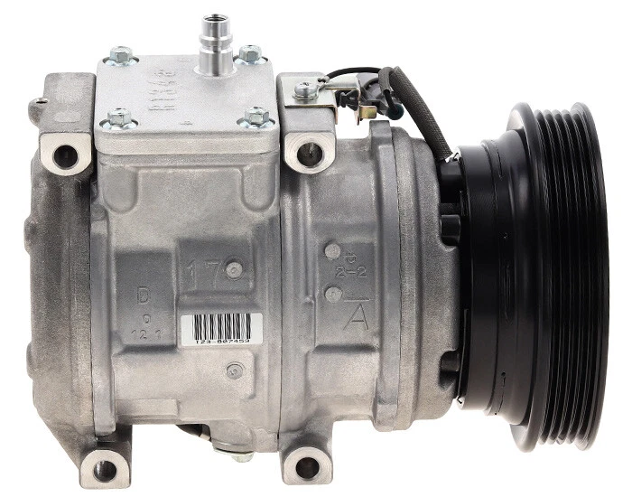 Compressor AC fabricante de equipamento original Denso 10PA17C para Toyota Camry, Celica, Solara QR - Imagem 3 de 4