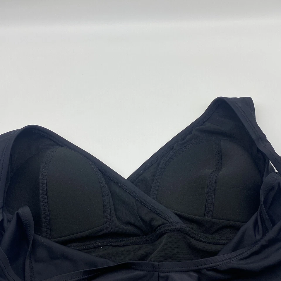 Women’s Black Tropical Escape Swimdress Plus Sz 20W - Image 4 of 4