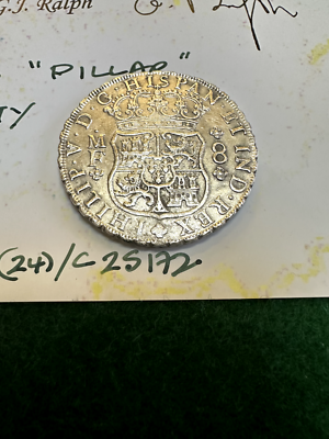 1737 Mexico 8 reales silver 