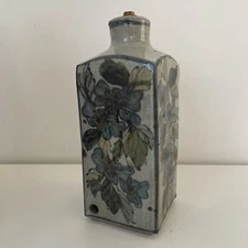 Colin Kellam Totnes Devon Studio Pottery Abstract Flower Lamp Base Very Solid