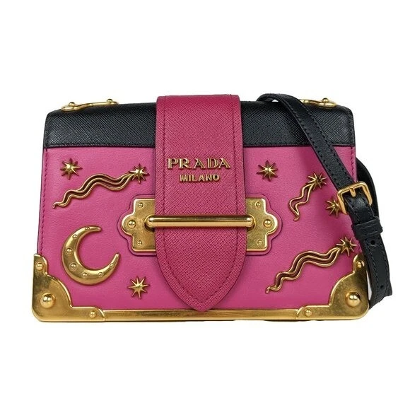 Prada Cahier Moon and Stars Astrology Small Crossbody Bag