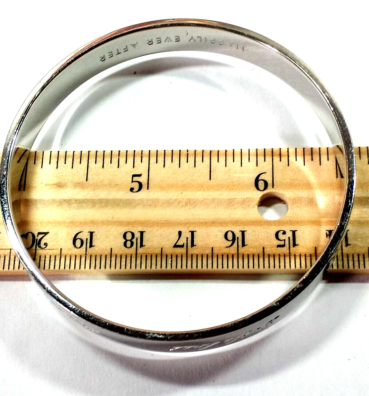 Bracciale Vintage KATE SPADE N.Y. Argento "Happily Ever After" Firmato