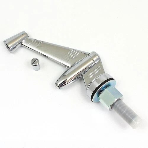 Chrome mirror arm - Adjustable arm for swing back mirrors - Style C