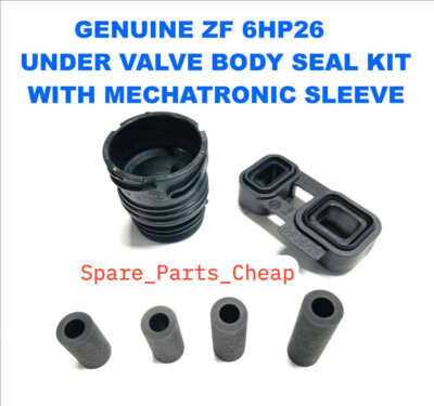 BMW zf 6hp26 (Genuine) valve body seals plus adapter seal block