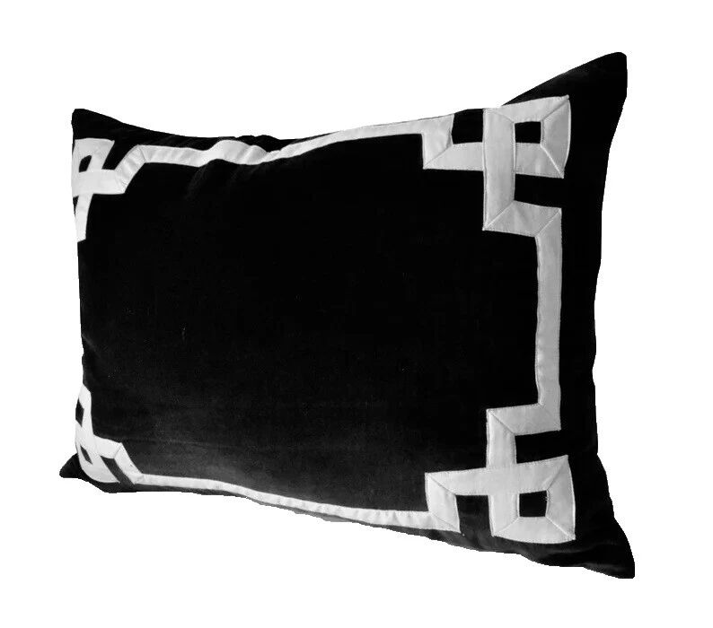 Black Velvet Home Décor Pillows