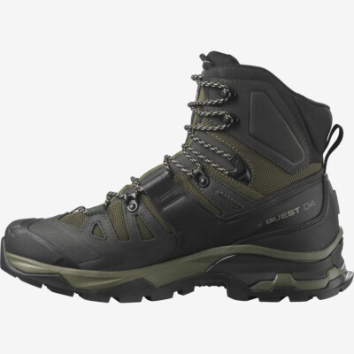 ☆Salomon☆ Quest 4 GTX Olive Night Feet Safari L41292500 Salomon Quest 4 Gore-Tex Olive Night Peat Safari Men's