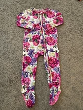 Posh Peanut Zippy, Footie, Baby Girl, New