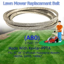 Replacement Belt for Craftsman 140294 24103 140067 1/2"x82.25" made with Kevlar