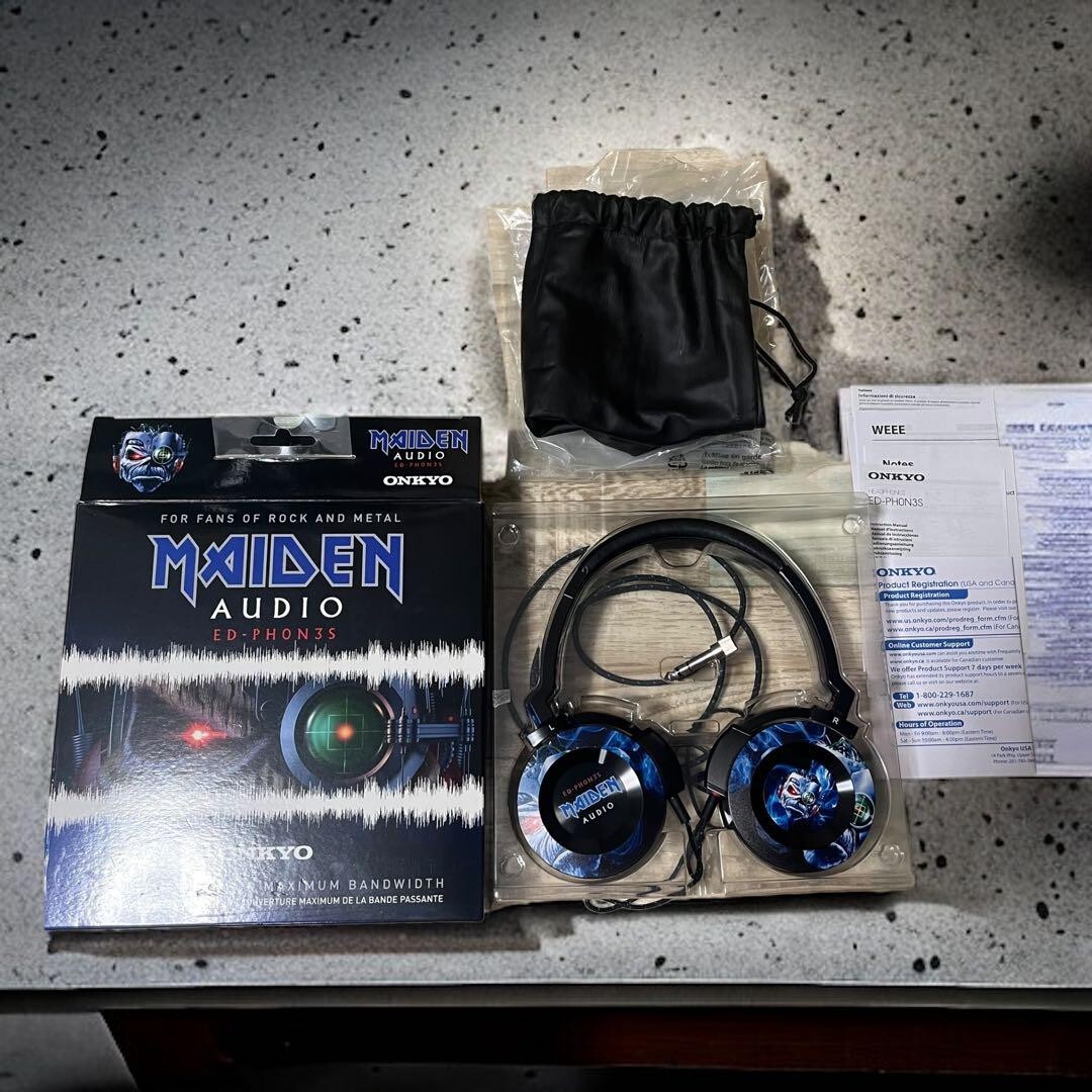IRON ヘッドフォン オンキョー ED-PHON3S [IRON MAIDEN アイアン