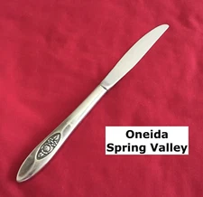 Oneida Community SPRING VALLEY Dinner Knife  9 1/4” Stainless Steel Flatware