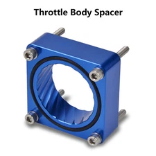 Throttle Body Spacer Blue For Jeep Grand Cherokee 91-01 Wrangler TJ 97-06 4.0L