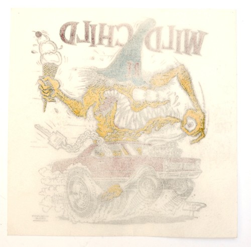 ∞ Signed ED ROTH Wild Child Silkscreen Art RAT FINK Von Dutch Coop Era 90s ∞ - Picture 5 of 5