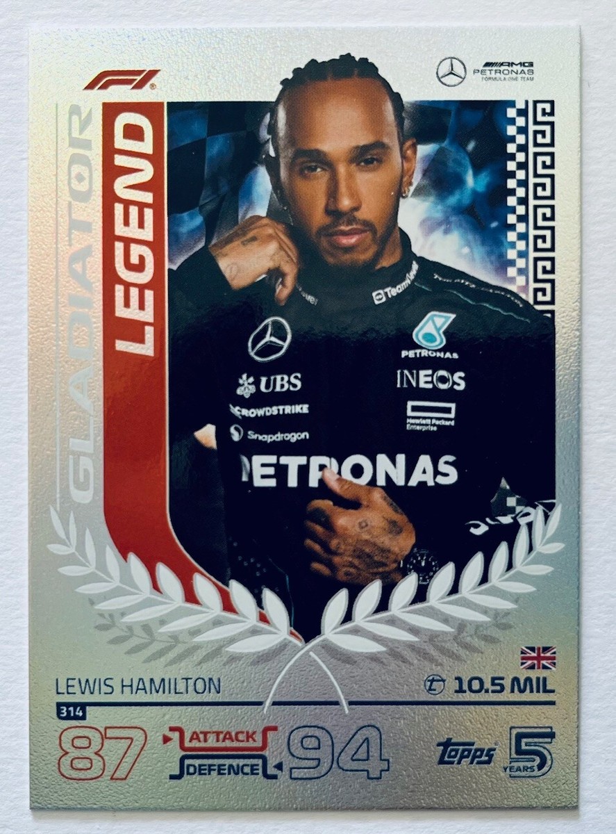 Topps Turbo Attax F1 2024 Lewis Hamilton Gladiator Legend Topps Turbo Attax F1 2024 Lewis Hamilton Gladiator Legend
