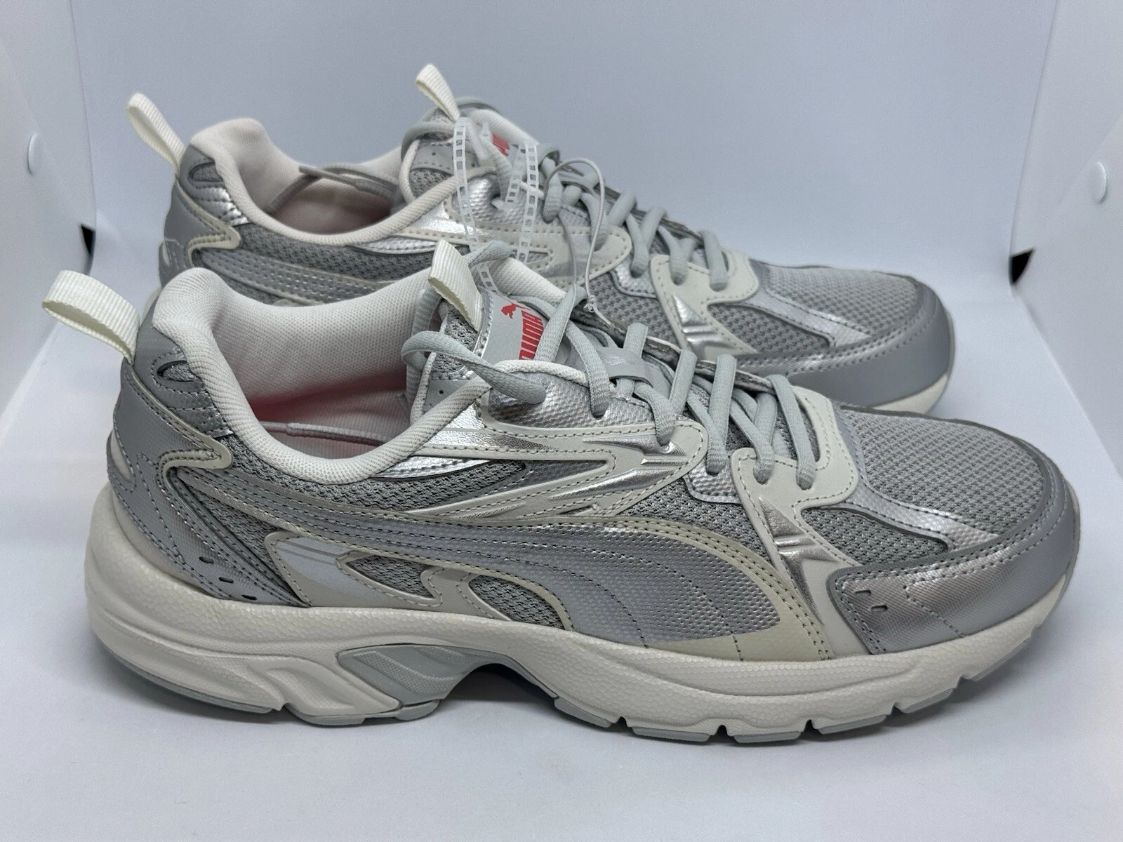 Puma Milenio Tech stringate uomo taglia 9 5 grigio sneakers scarpe casual 402925 06