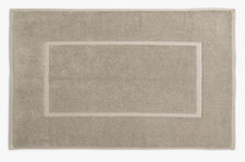 John Lewis Egyptian Cotton Bath Mat - Smoke Grey - 80 x 50cm - Retails £15