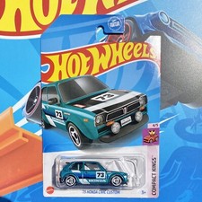    2024 Hot Wheels 73 Honda Civic Custom 90/250 Compact Series Japanese Metallic