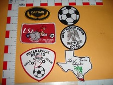 Soccer Patch set Vintage 6 patches