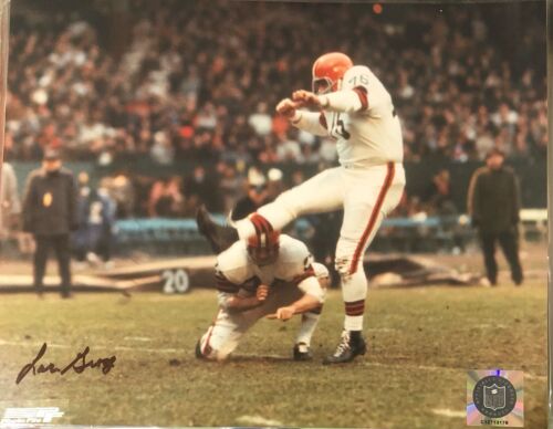 Cleveland Browns Autographed 8×10 Photo – Lou Groza – Official NFL Licensed  – Buró Argentina