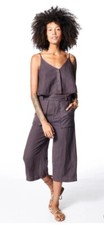 Young Fabulous Broke Rehan Swing Tank Top Cropped Pants Chocolate Set Sm