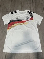 Germany Home  Soccer FIFA JERSEY 2019 Adidas Women's DN5923 White Sz Large NWT