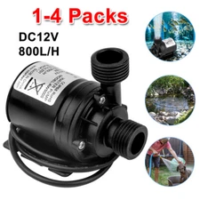 12V High Pressure 800L/H Brushless Submersible Water Pump Self-priming Automatic