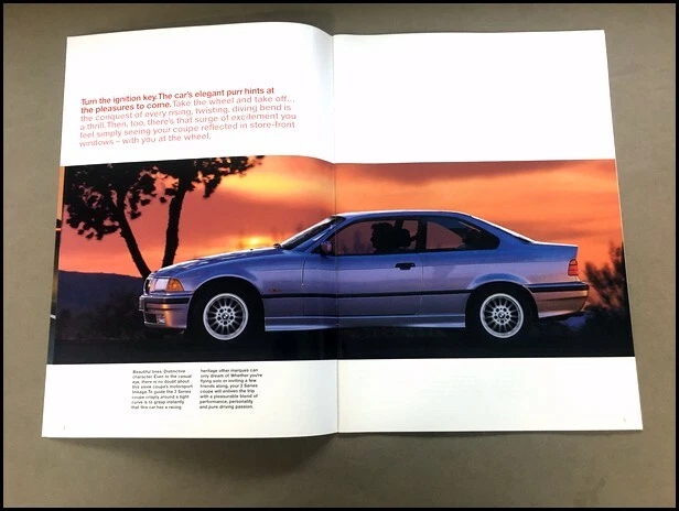 1998 BMW 323is 328is Coupe 3-Series 42-page Car Sales Brochure Catalog — 第 3/4 张图片