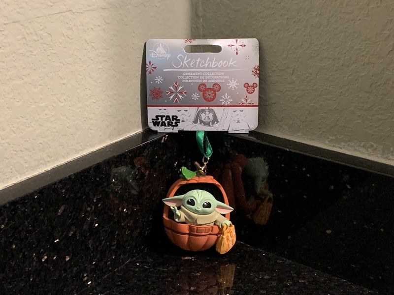 Disney Star Wars Grogu Halloween 2022 Sketchbook Ornament (So Cute!)  Brand New
