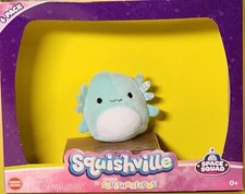 Squishmallows Squishville Summer Squad Anastasia the Mint Green Axolotl 2"