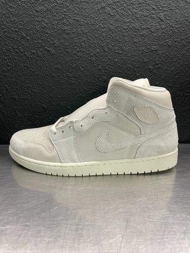 Zapatilla deportiva Air Jordan 1 Mid SE Craft Marfil Pálido FQ3224 100 Talla 11.5 TOTALMENTE NUEVA - Imagen 6 de 11