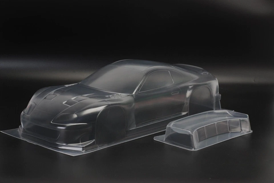 1/10 Onroad Rc Car 190mm Clear Body Shell For Tamiya tt01 tt02 Hpi Ts4 Sprint2 - Image 2 of 4