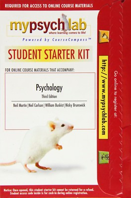 MyPsychLab CourseCompass Access Card: Martin, Psychology by G. Neil Martin