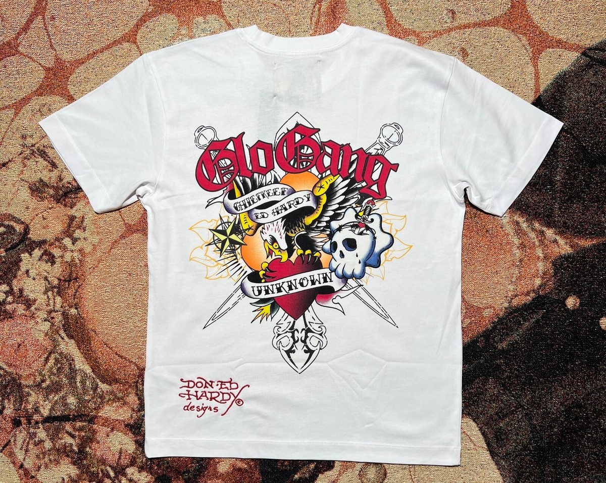 Ed Hardy Chief Keef Unknown Tee White Size Large Brand New Ed Hardy Chief Keef Unknown Tee White Size Large Brand New