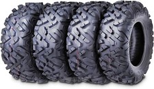 Full Set Utv Atv Tires 27x9-14 27x9x14 Front & 27x11-14 27x11x14 Rear 6pr Mud